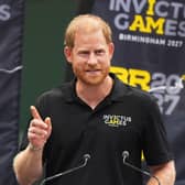 The Duke of Sussex speaking, during a visit to Birmingham’s National Exhibition Centre (NEC) – the primary venue for the 2027 Invictus Games –
