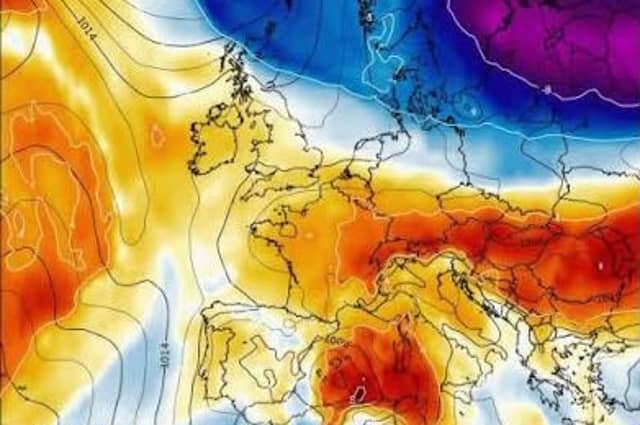 Thunderstorms heading for Ireland in the next few days