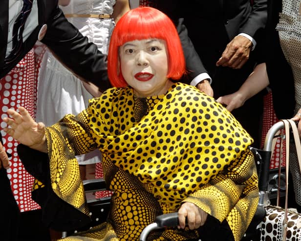 Japanese artist Yayoi Kusama