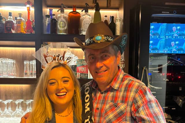 Eimear Carroll is set to walk down the aisle on Sunday in Kilteely where Micko O’Connell will be waiting in the mock wedding