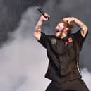 Post Malone performing