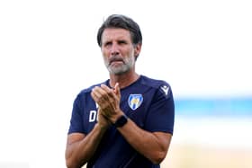 Colchester manager Danny Cowley