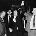 Brian Cowen on his election to Dail Eireann in 1984