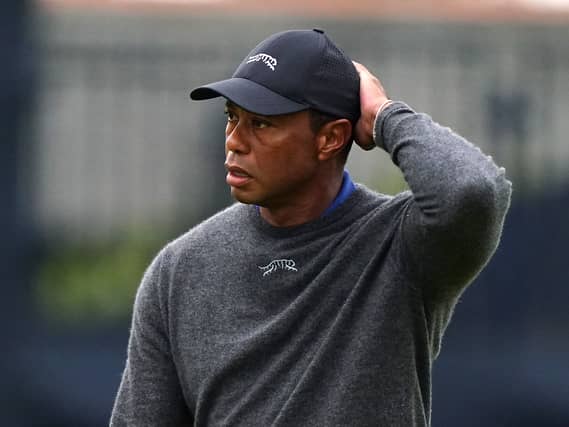 Tiger Woods at the Open
