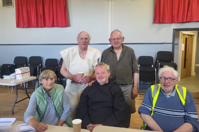 (Back) John Landy and Pat O'Brien. (Front) Esther Boland, Michael Somers, and Gerry Ryan Doorish.