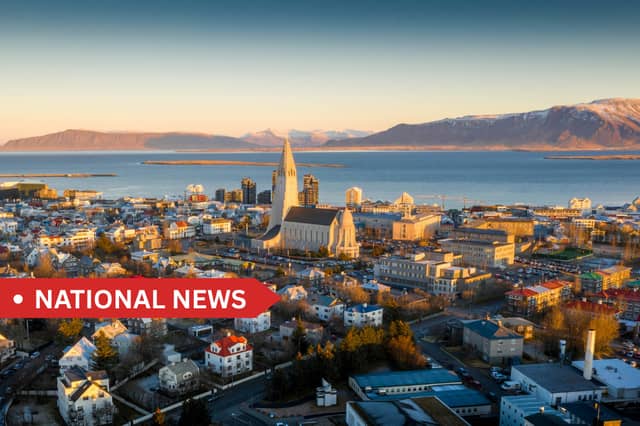 The collision occurred around 29 kilometres south of the capital, Reykjavic