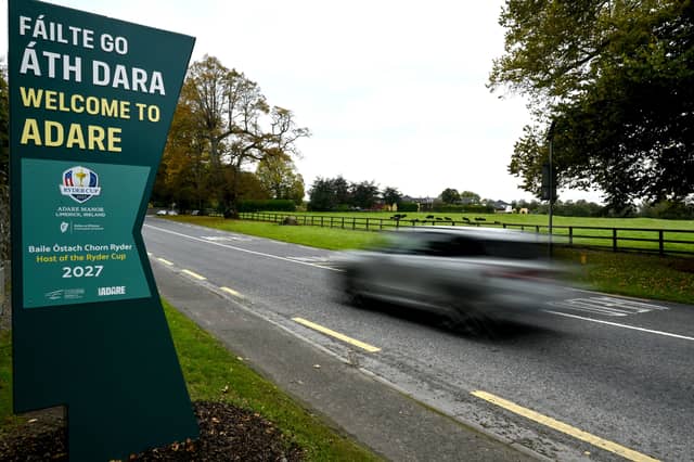Suggestions that a ‘2km exclusion zone’ will be in place around Adare for Ryder Cup have been dismissed as a ‘myth’