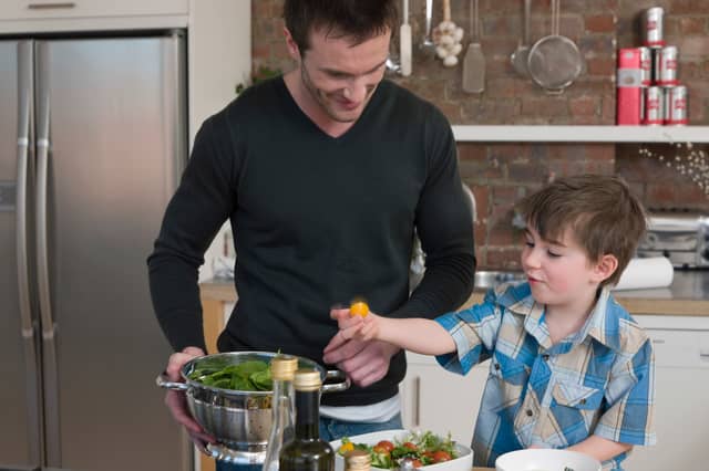 If the rush in the evening is causing the stress, try to find some practical ways to reduce it. Can you meal plan, so making dinner is a matter of simply reheating on some days? Can the children help you with some of the preparation