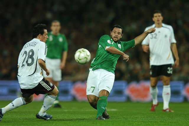 Andy Reid in action for Ireland against Germany in 2007 (Picture: Sportsfile)