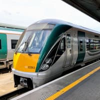 LIVE: Irish Rail train stopped as ambulance attending station