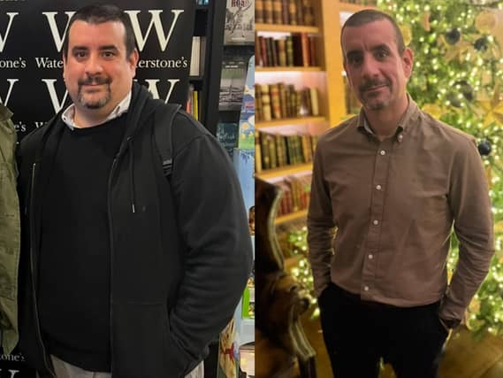 Michael before and after