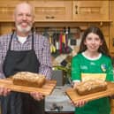 Pictured is senior finalist Michael Ruddock with his daughter and junior finalist Aoife Ruddock