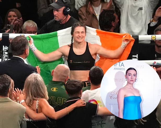 Boxer Katie Taylor says she would pick Carlow connected actress Saoirse Ronan to play her in a movie