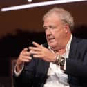 Jeremy Clarkson speaking on stage