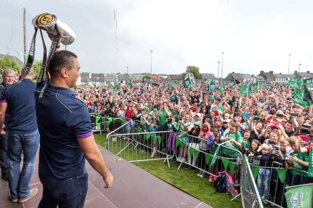 Connacht’s PRO 12 celebrations
