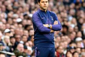 Mauricio Pochettino on the touchline at Tottenham