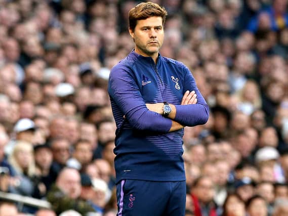 Mauricio Pochettino on the touchline at Tottenham