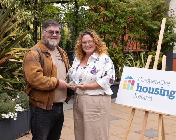 Melissa and Declan Fitzgerald, winners of Best Flower Garden