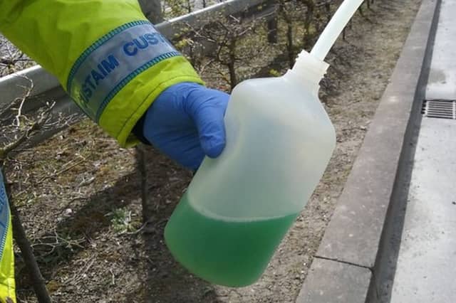 Green diesel, which can be legally used in agricultural vehicles and off-road construction machinery, is around 40 cent per litre cheaper than standard diesel