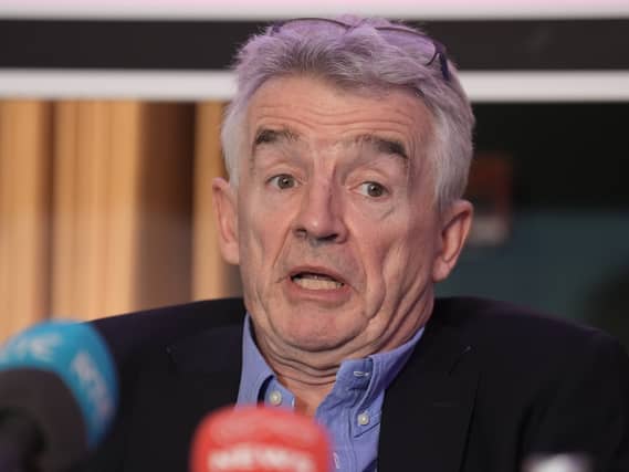 Headshot of Michael O'Leary speaking