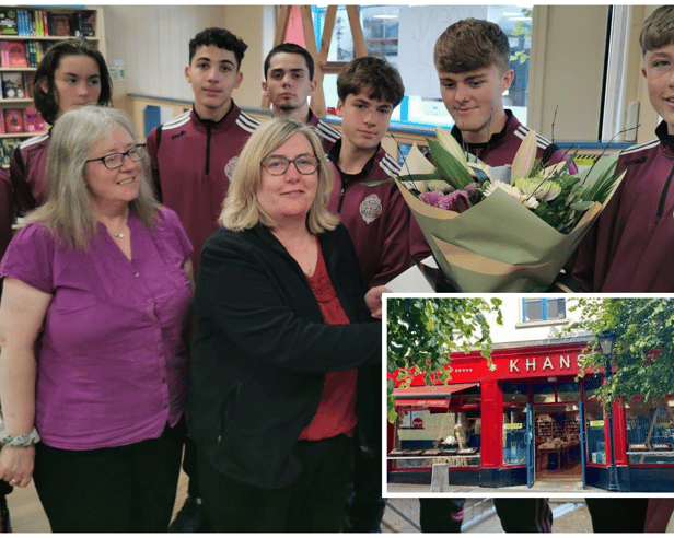 Students from CBC Kilkenny paid one last visit to this Kilkenny City bookstore 