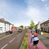 An artist's impression of the Active Travel Scheme