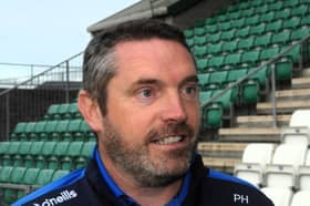 St Mary's Kiltoghert manager Paul Henry speaks after his team's Connacht Gold Leitrim SFC Quarter Final loss to Fenagh St Caillins Picture: Willie Donnellan