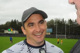 Allen Gaels manager James Flynn talks after Sunday's Connacht Gold Leitrim SFC Quarter Final with Ballinamore Sean O'Heslins Picture: Willie Donnellan