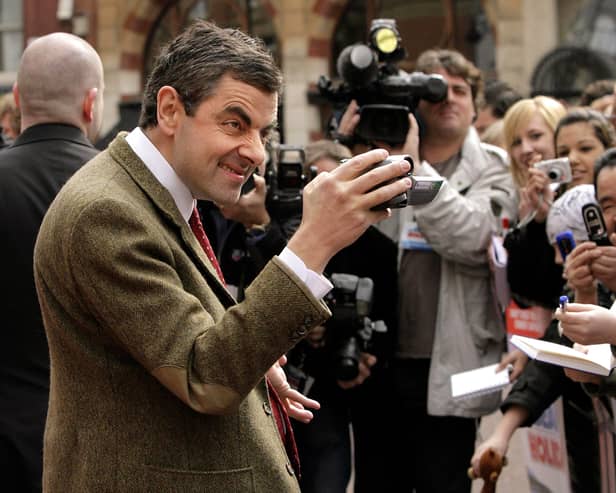 Rowan Atkinson performing as Mr Bean