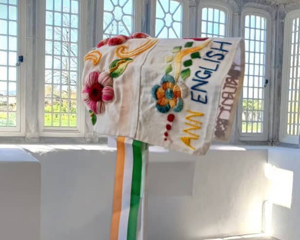 One of the bonnets featured in the exhibition 