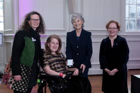 Sarah O’Sullivan with Catherine Connolly