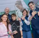 Pictured at  Enterprise Ireland’s Innovation Arena competition at the National Ploughing Championships was MastriTrak – Nadia Powers,   TERRA NutriTECH – Padraig Hennessy,  CEO Enterprise Ireland Jenny Melia, Founder & CEO, Telenostic - Sarah O’Dwyer, Chief Veterinary Officer  and CEO & Co-Founder, VetPal Technology – Alan Gormley
