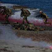 Military service members from Egypt take part in the exercise on Crete