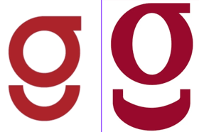 On the left Gondella's logo, on the right Galway City Council's new logo