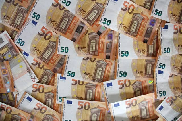 The amount of money found was described as not being a substantial amount.