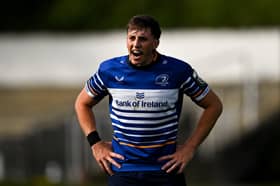 Former Kilkenny College student Charlie Tector of Leinster during the pre-season friendly match between Leinster and Zebre at Laya Arena in Dublin 