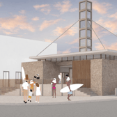 A visualisation of the proposed development