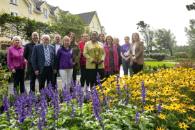 The Mayor of the City of Galway, Cllr Helen Ogbu pictured at the unveiling of the new memorial garden with Councillors Clodagh Higgins, Donal Lyons, John McDonagh, and Terry Flaherty and representatives from Féileacáin, Stillbirth and Neonatal Death Support Ireland; FirstLight; LMC Bereavement; A Little Lifetime Foundation; and The Miscarriage Association of Ireland.