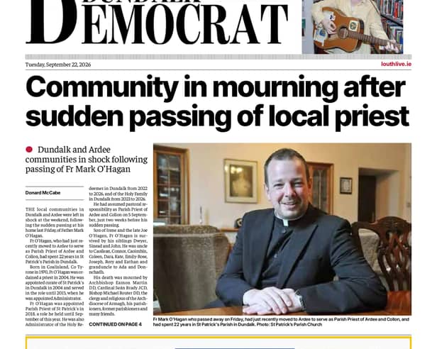 Dundalk Democrat Front Page