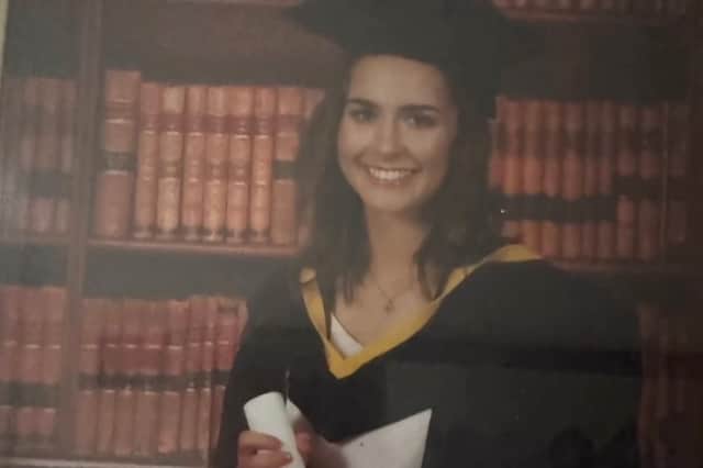 Niamh McCarthy graduating from UL
