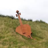 ​The giant violin sculpture along the N5 bypass around Longford town