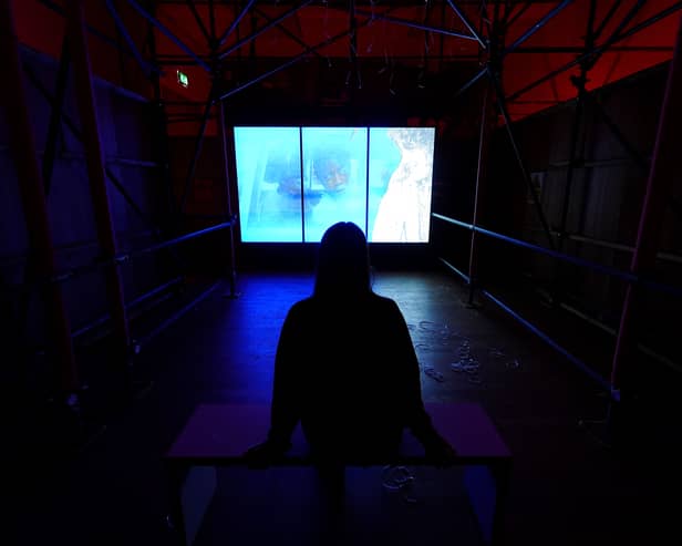 The Ruin by artist Simeon Barclay on display at the Middlesbrough Institute Of Modern Art