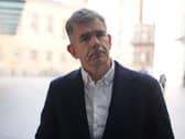Head and shoulders photo of Matt Brittin speaking while standing outside