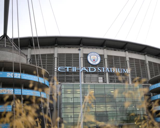 A general view of the Etihad Stadium