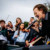 U2 performance at Mount Temple Comprehensive School