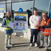 Senator Shane Curley with members of the Loughrea – Gort Road R380 Safety campaign team