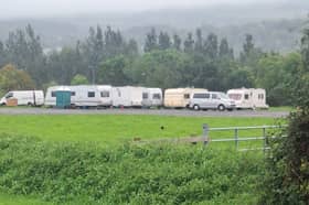 Caravans have taken up occupancy of the car park at St Patrick's Cemetery in Clonmel