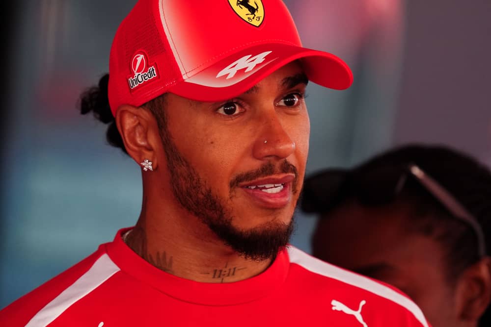 Ferrari driver Lewis Hamilton