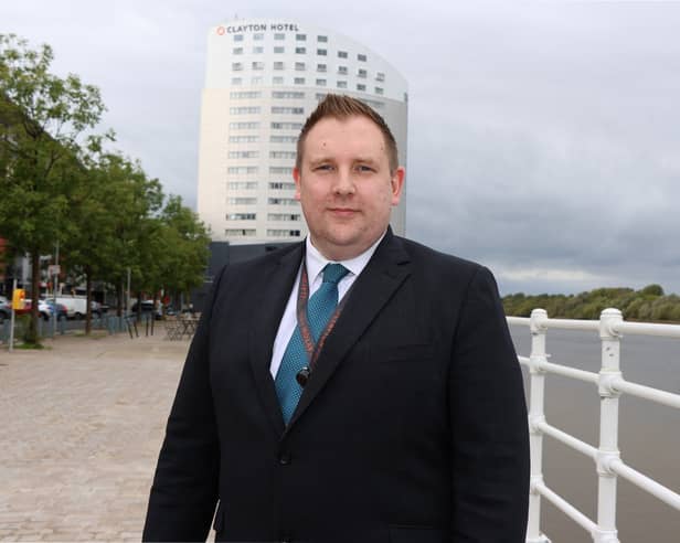 Andrew Hogan, the general manager of Clayton Hotel Limerick | PICTURE: Adrian Butler