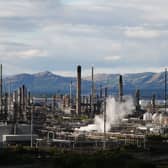 A landscape view of the Grangemouth refinery
